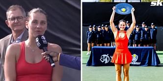 "I want to dedicate this title to Ukraine and all the people who are fighting and dying right now" - Marta Kostyuk following ATX Open win
