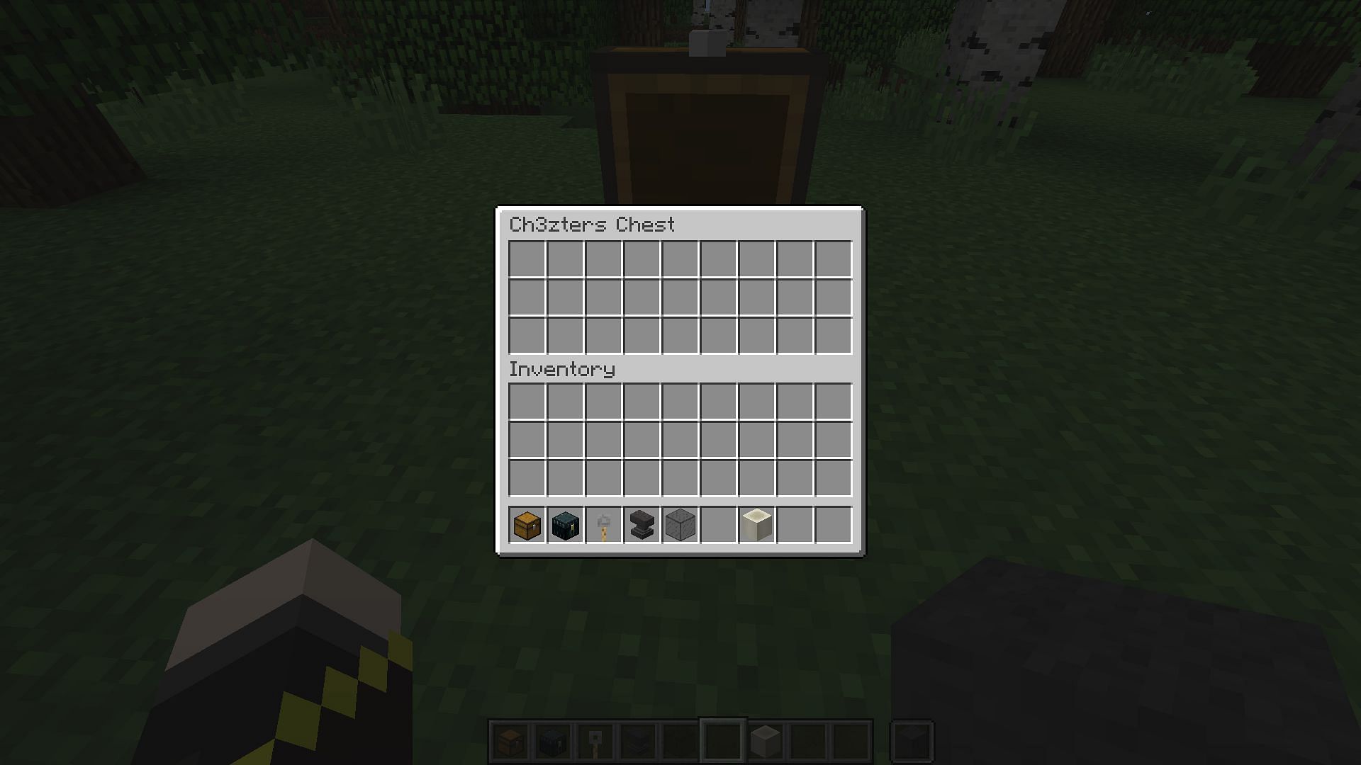 Renaming chests can help with better item and block organization in Minecraft (Image via Ch3zter/Imgur)