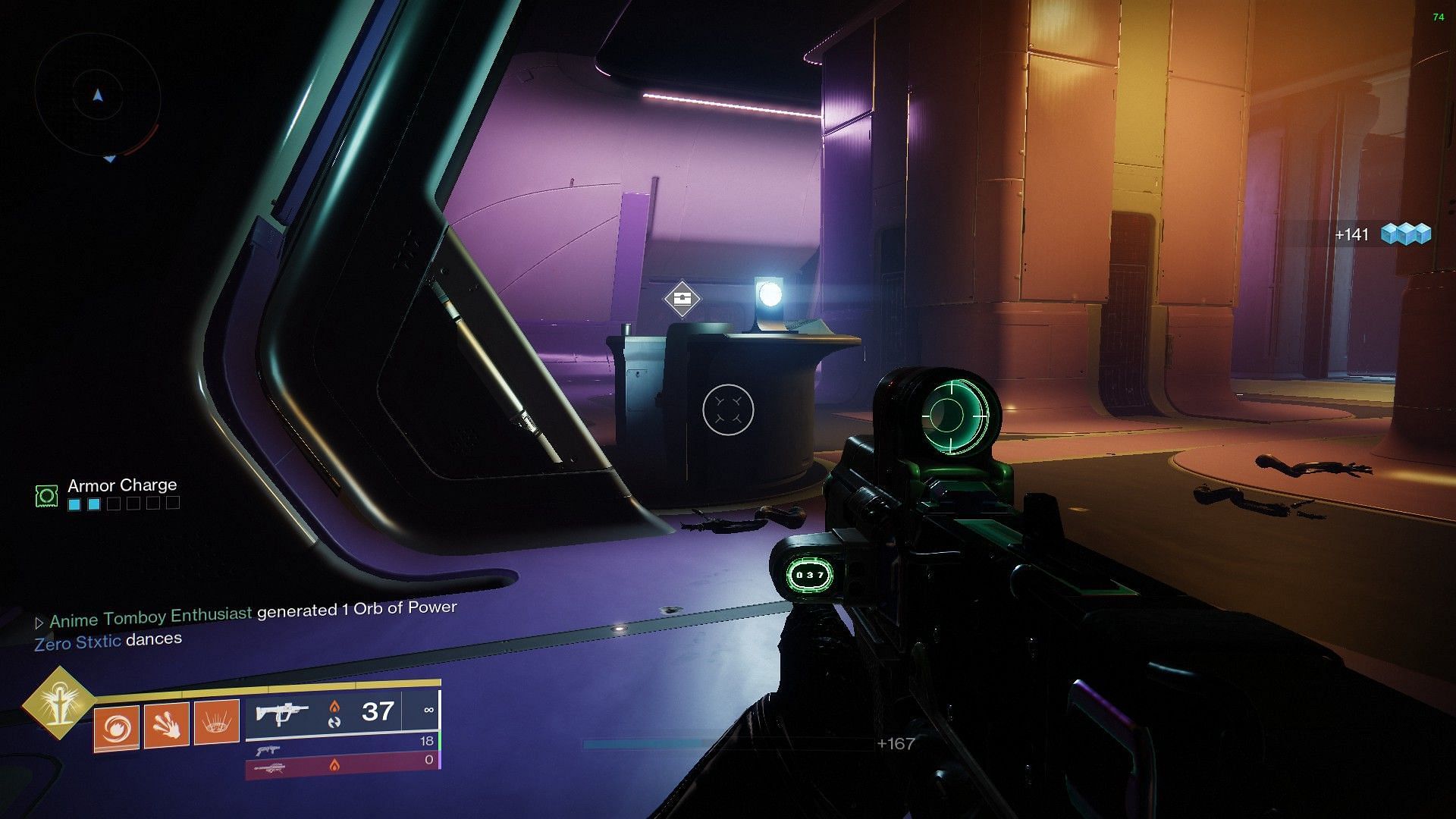 Counter to activate the enemy waves  (Image via Bungie)