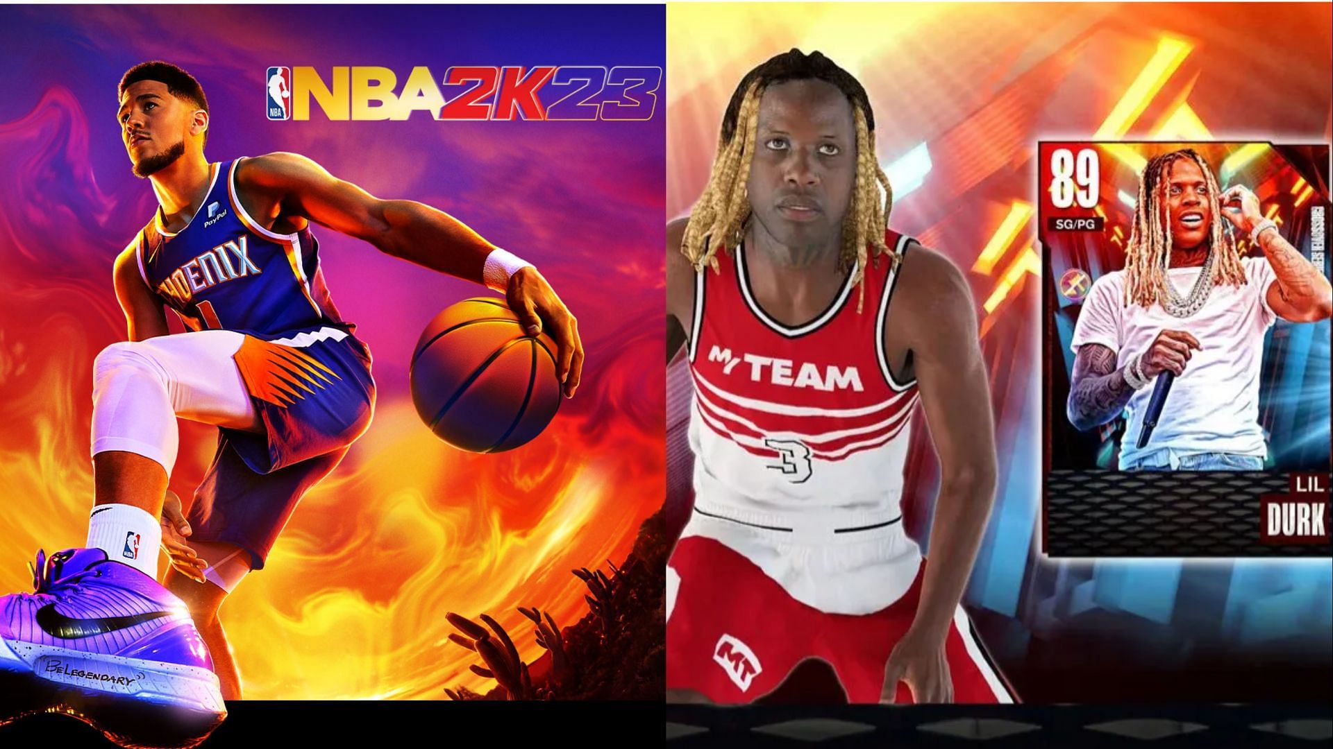 Lil Durk&rsquo;s entry as part of the Crossover Series Program in NBA 2K23 provides a great option for players (Images via 2K Sports)
