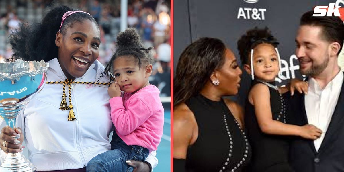 Serena Williams, Alexis Ohanian and their daughter Olympia Ohanian