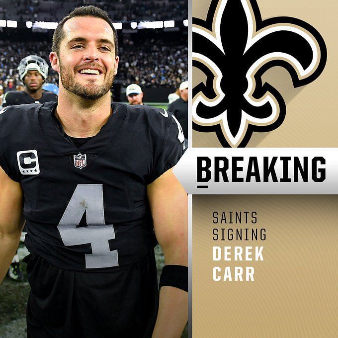 When was Derek Carr drafted? Tracing the journey of the Saints' new