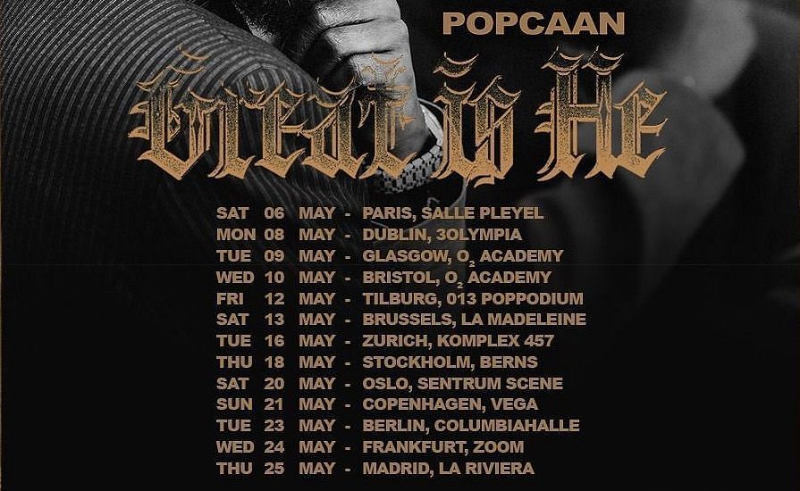 Popcaan Tickets, Tour Dates, Cities & Concerts 2024 & 2023