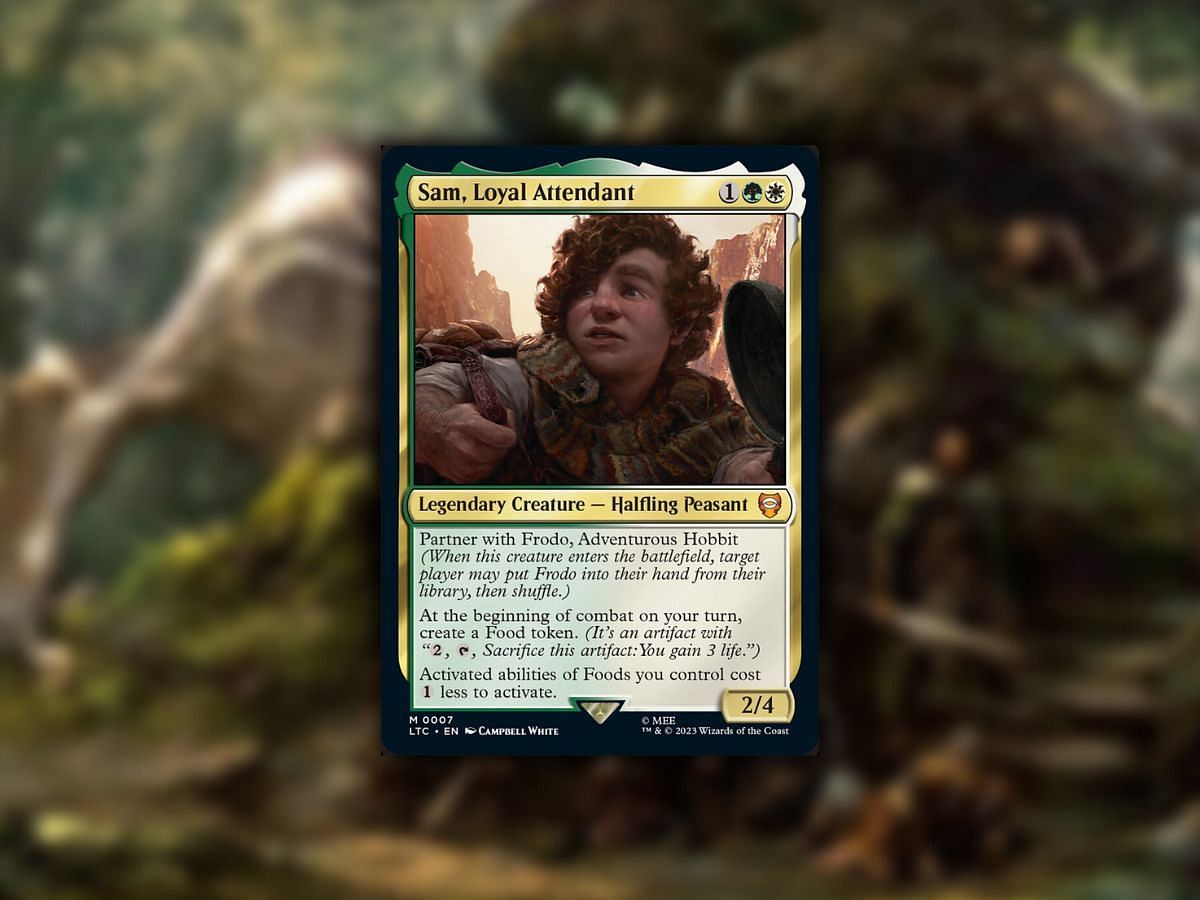 Sam, Loyal Attendant, in Magic: The Gathering (Image via Wizards of the Coast)