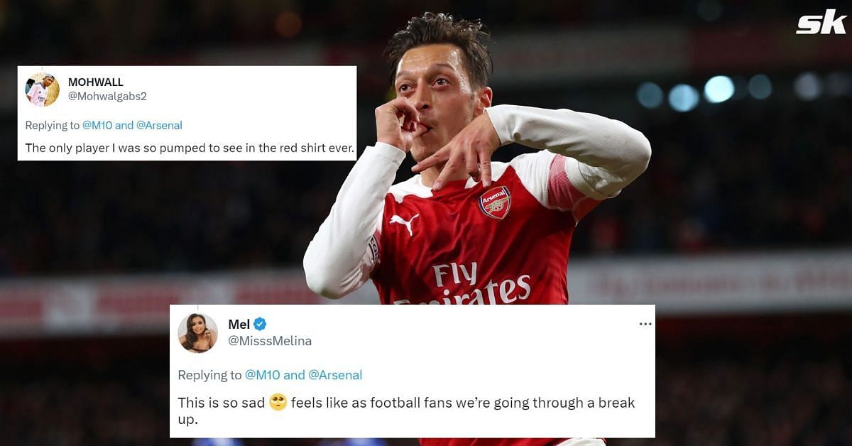 Arsenal fans react to Mesut Ozil