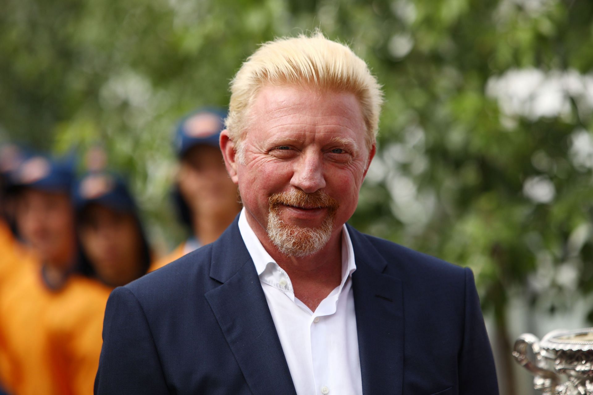 Boris Becker at the 2018 Australian Open