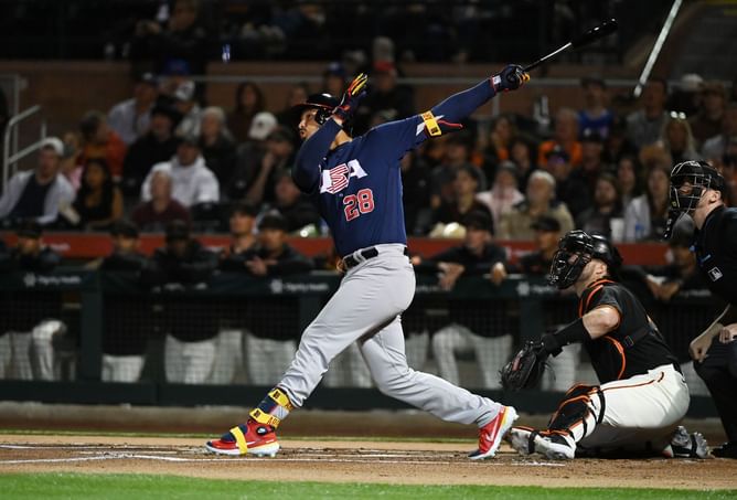 Team USA fans celebrate Nolan Arenado’s grand slam in final tune-up game before World Baseball Classic: "Best 3B in baseball" "America’s MVP"