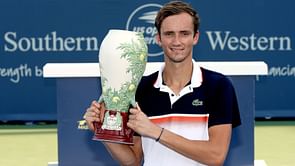 Daniil Medvedev's unconventional use of Cincinnati Masters trophy as a flower vase wins tournament's approval