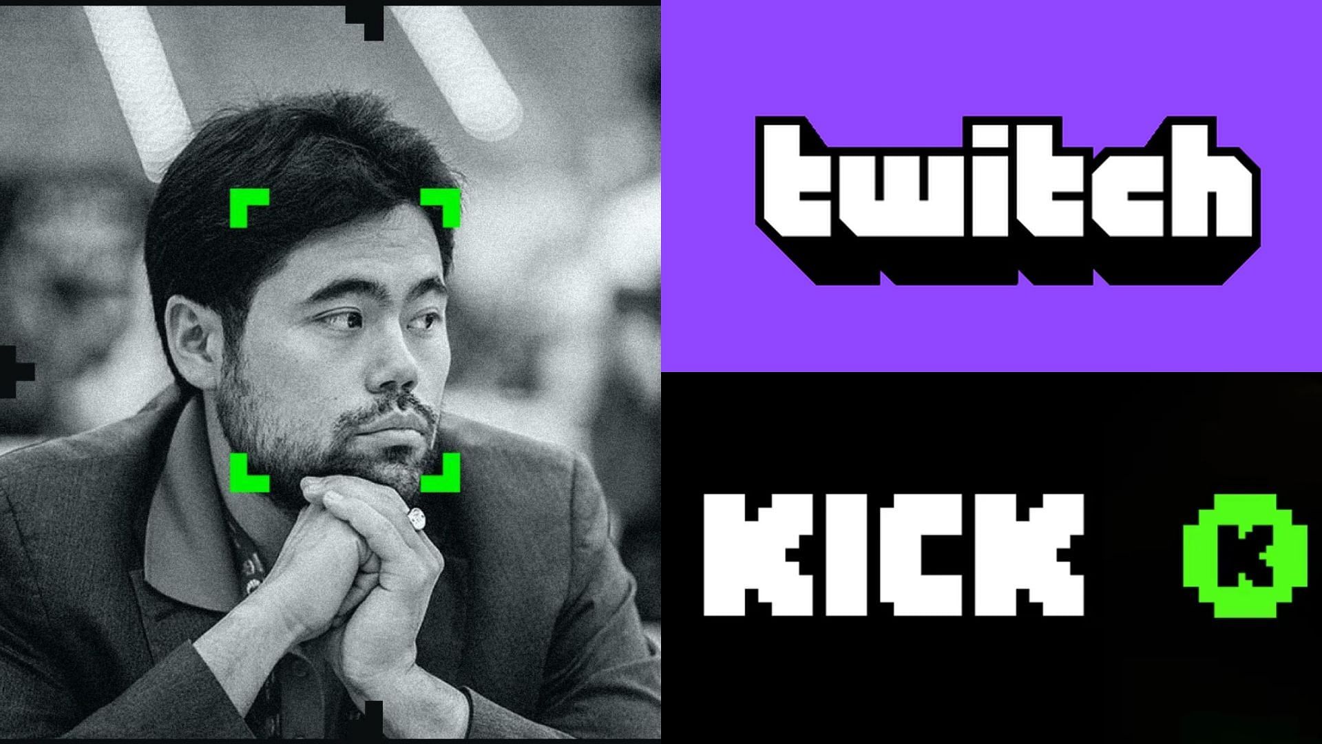 GMHikaru explains his deal with Kick is not exclusive (Image via Twitch, Kick)