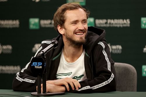 Daniil Medvedev at the 2023 BNP Paribas Open