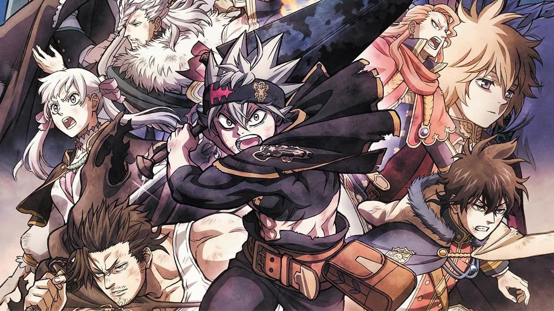 Black Clover movie releases new key visual by creator Yuki Tabata