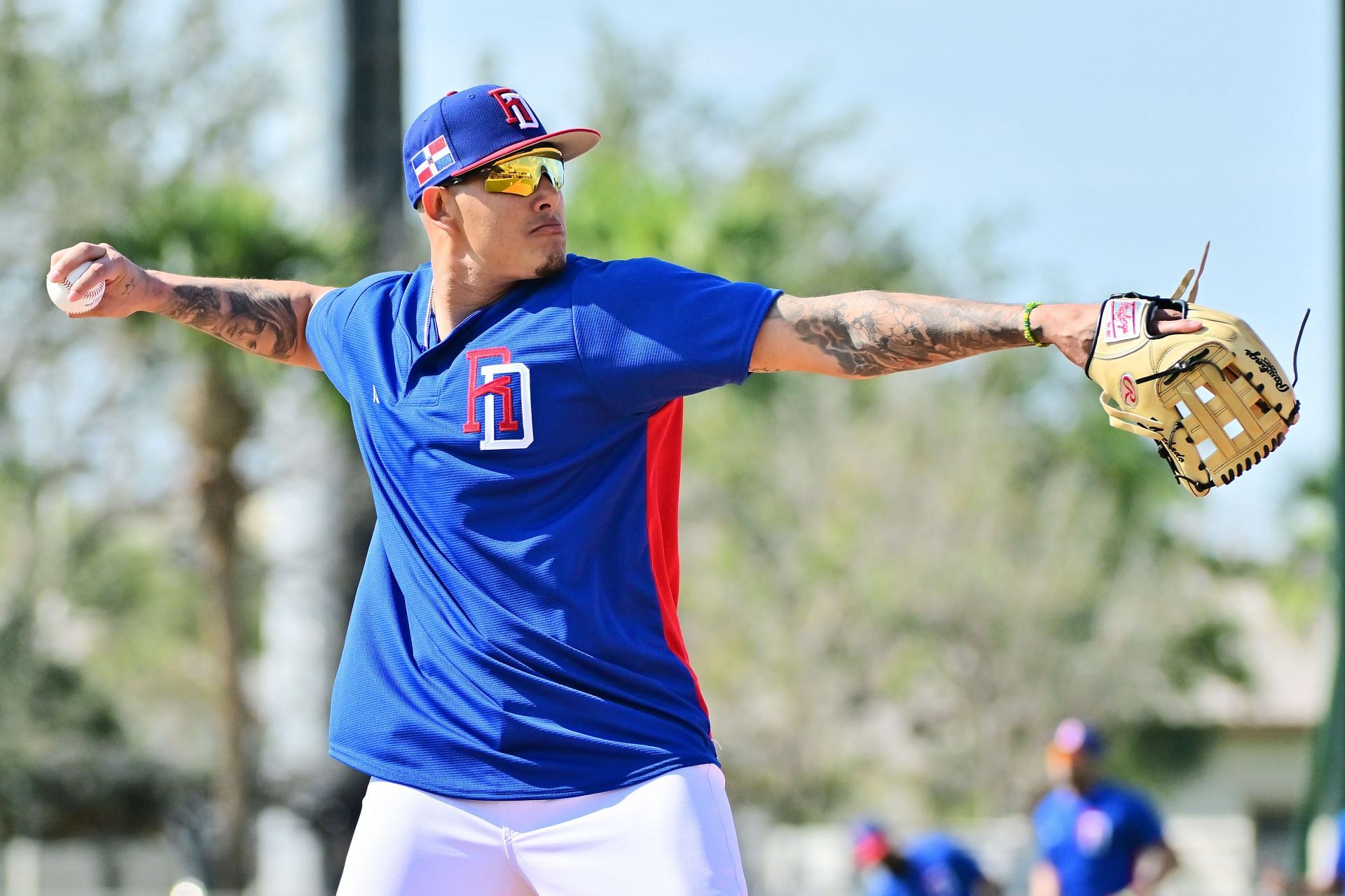 Manny Machado #13 Dominican Team World Baseball Classic 2023