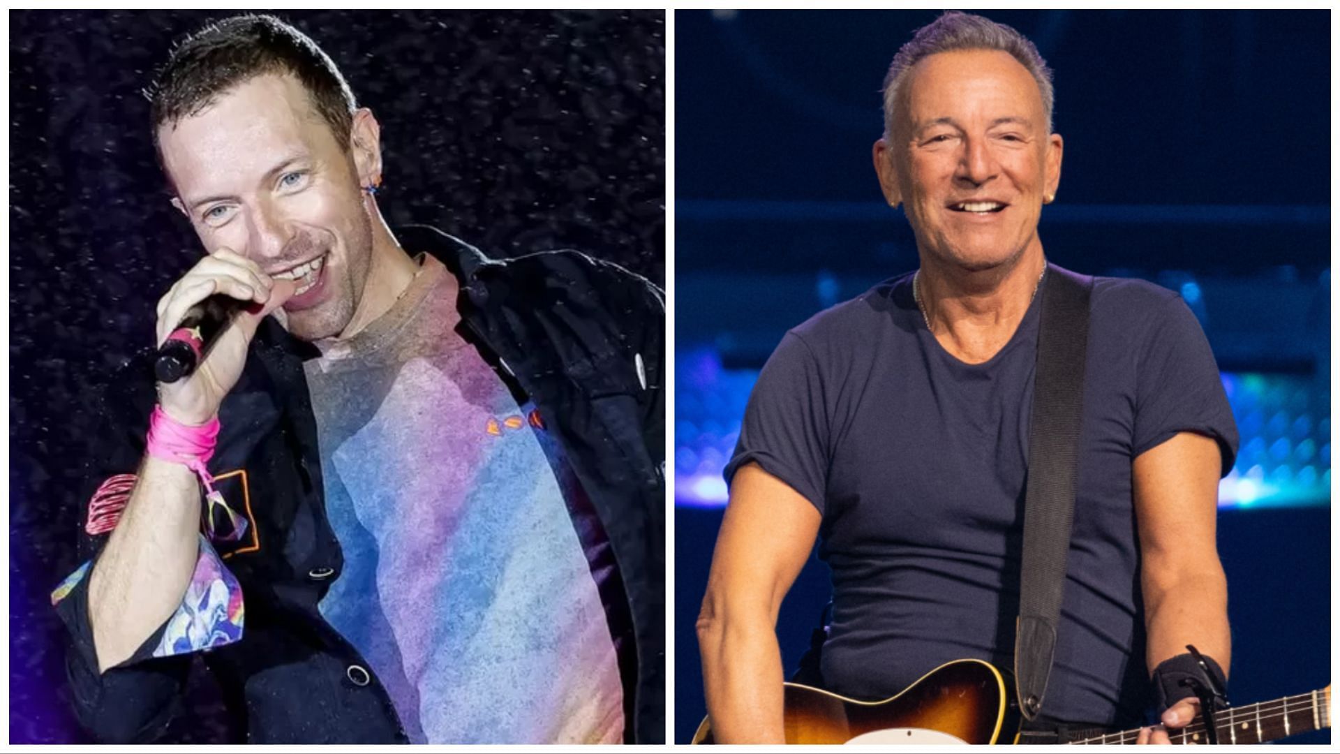 Chris Martin started following Bruce Springsteen