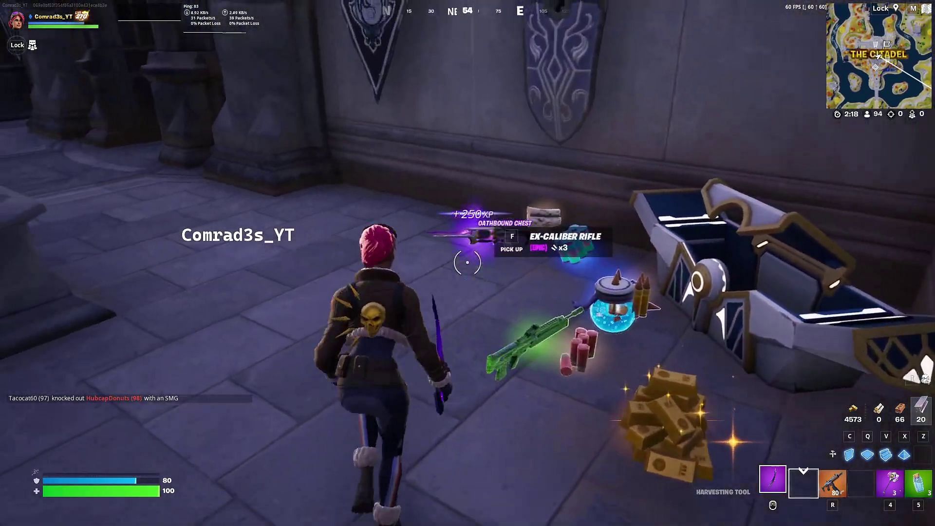Open the Oathbound Chest. (Image via YouTube/Comrad3s)