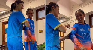 WPL 2023: मुंबई इंडियंस की कप्तान हरमनप्रीत कौर के साथ मस्ती करती नजर आईं हरलीन देओल, मजेदार वीडियो आया सामने