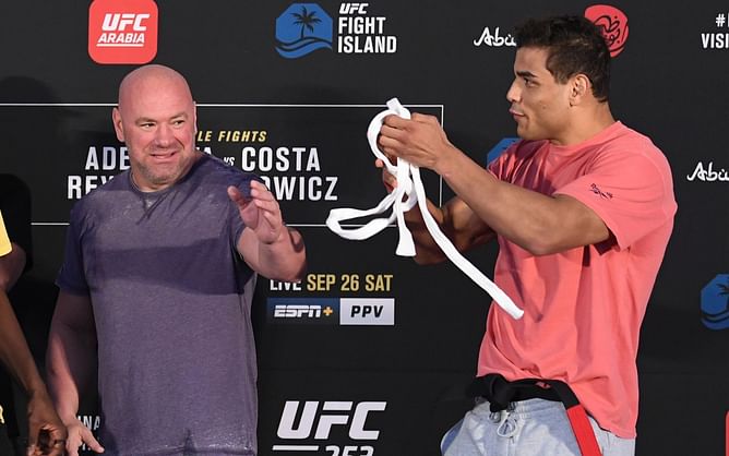 Paulo Costa gives NSFW reaction to Dana White calling him a liar