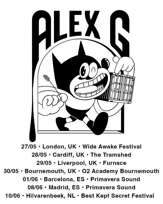 alex g tour europe