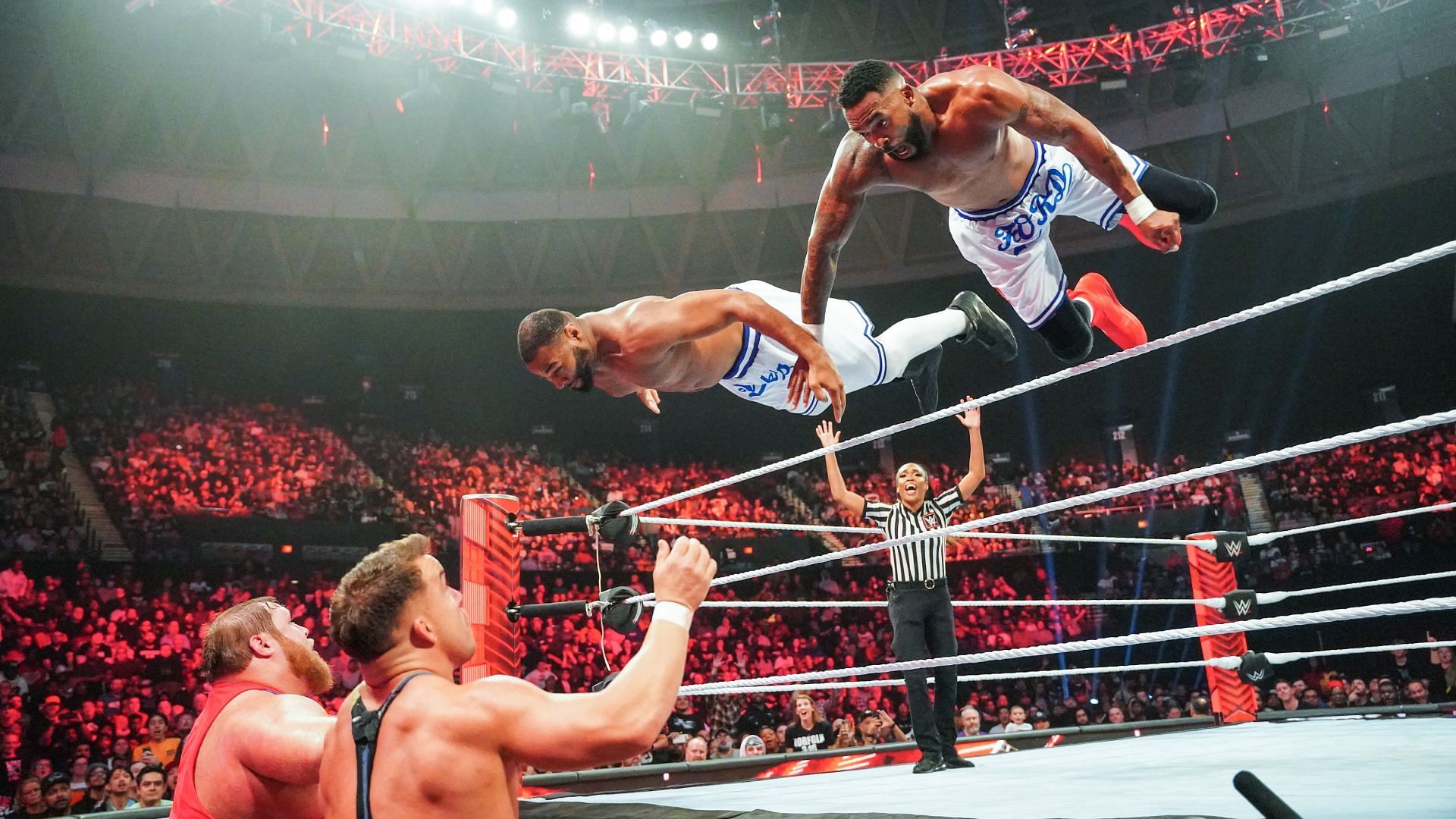 The Street Profits diving