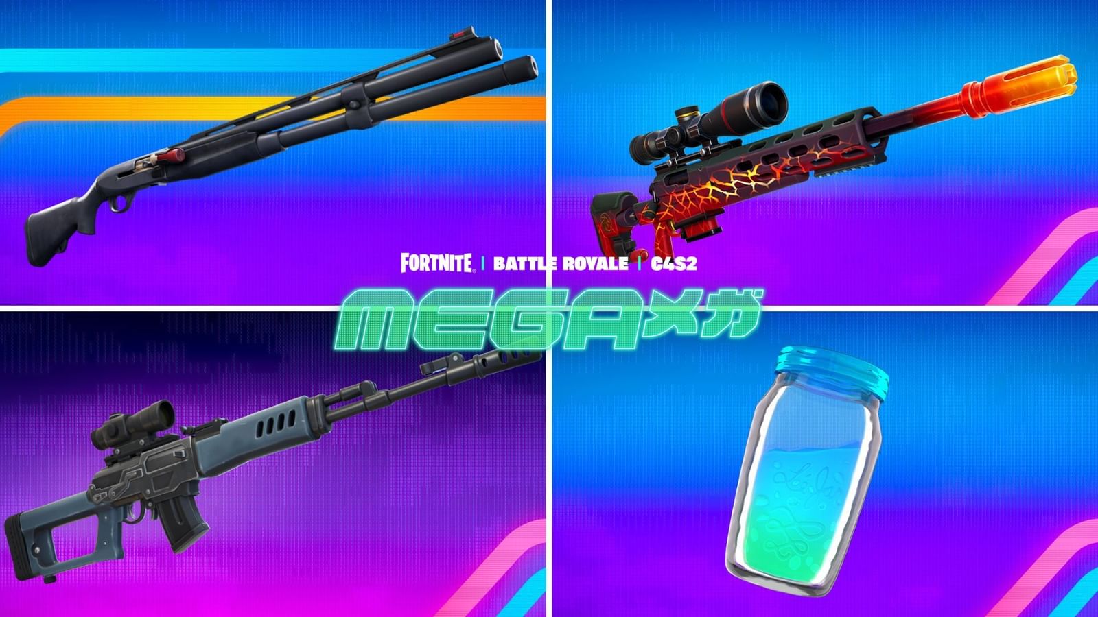 Fortnite Chapter 4 Season 2 Full list of every vaulted and unvaulted item