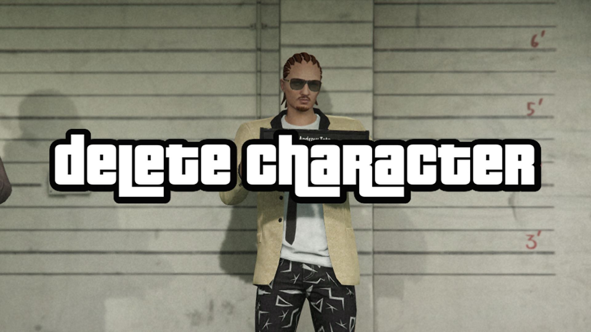 Character chosen to be deleted in GTA Online (Image via Sportskeeda)