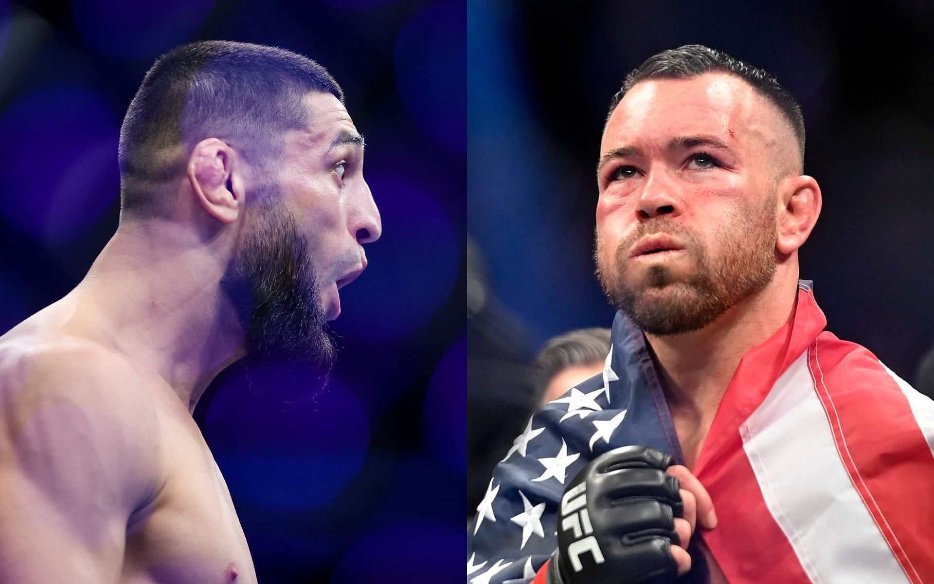 Khamzat Chimaev (Left), Colby Covington (Right) [Image courtesy: Getty]