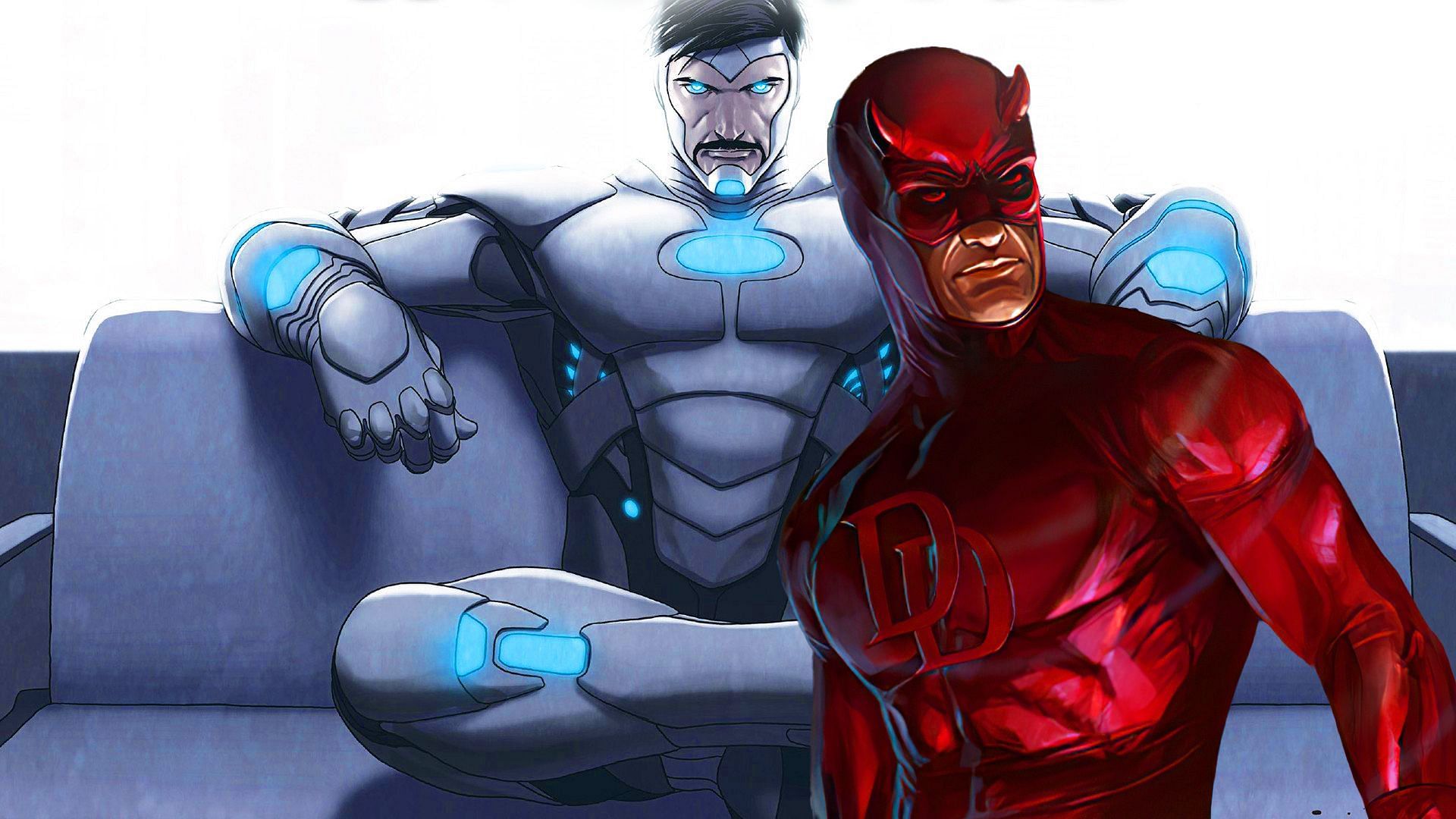 Daredevil can see thanks to Iron Man (Image via Sportskeeda)