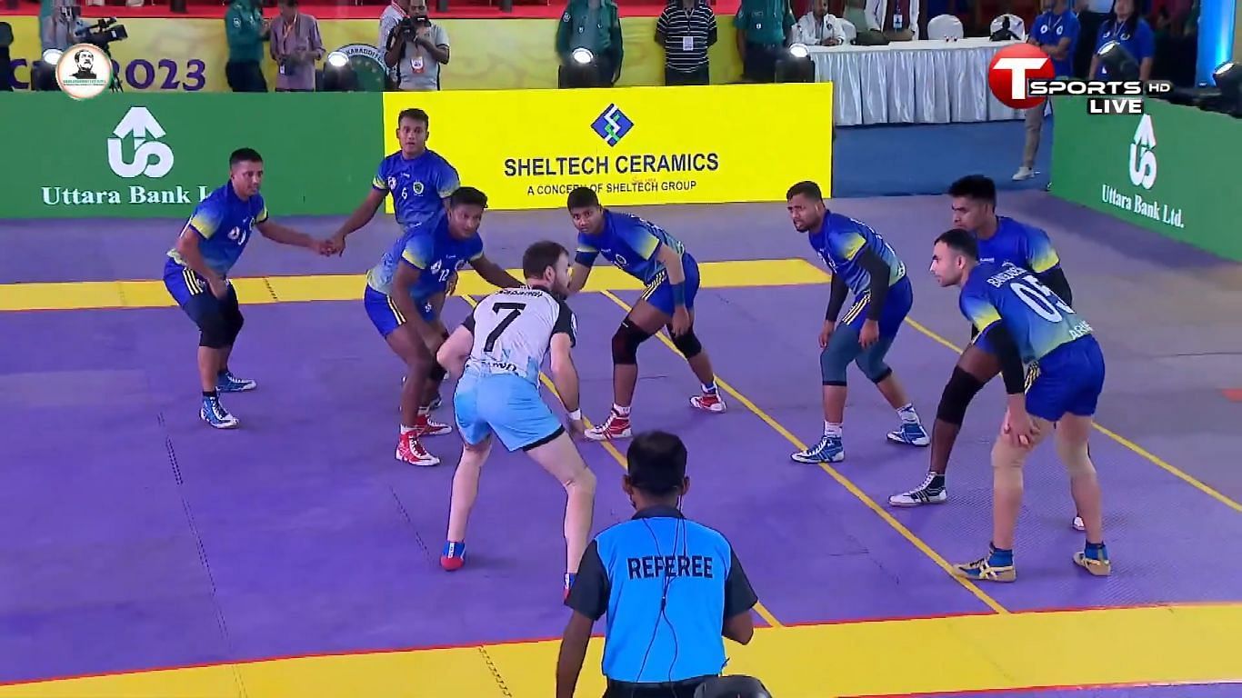 Bangabandhu Kabaddi Cup 2023 Bangladesh vs Argentina