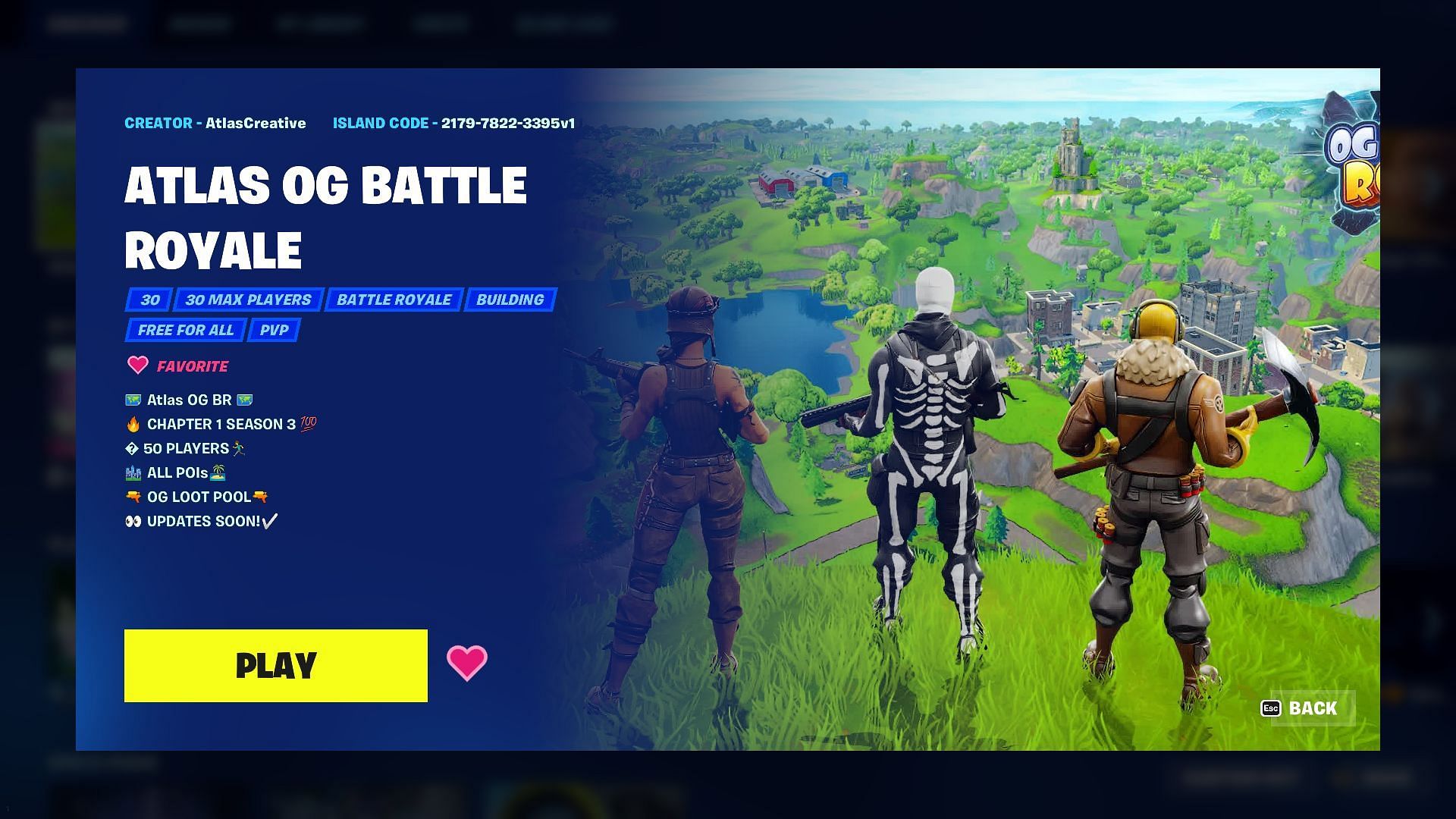 Atlas OG Battle Royale is live and kicking (Image via Atlas Epic Games/AtlasCreativeFN)