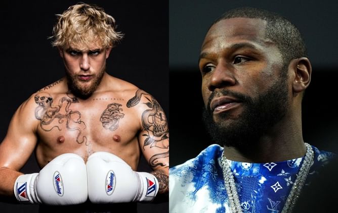 Jake Paul releases statement after getting confronted by Floyd Mayweather at NBA game - "Don't try to hop out of 3 cars and 25 dudes deep"