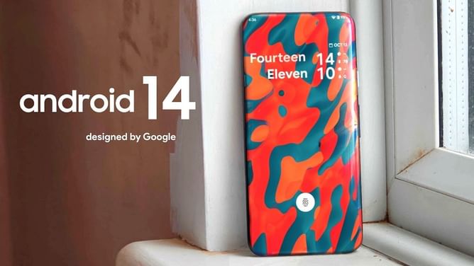 Which dessert is Android 14 named after?