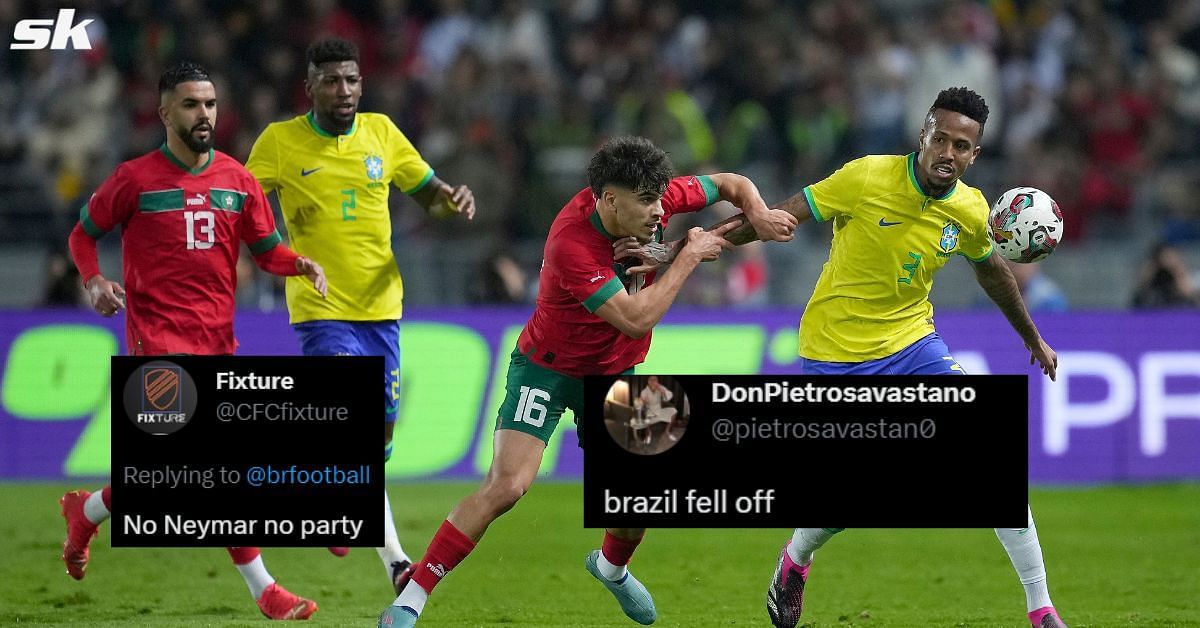 Brazil lost 2-1 to Morocco on Saturday (March 25)