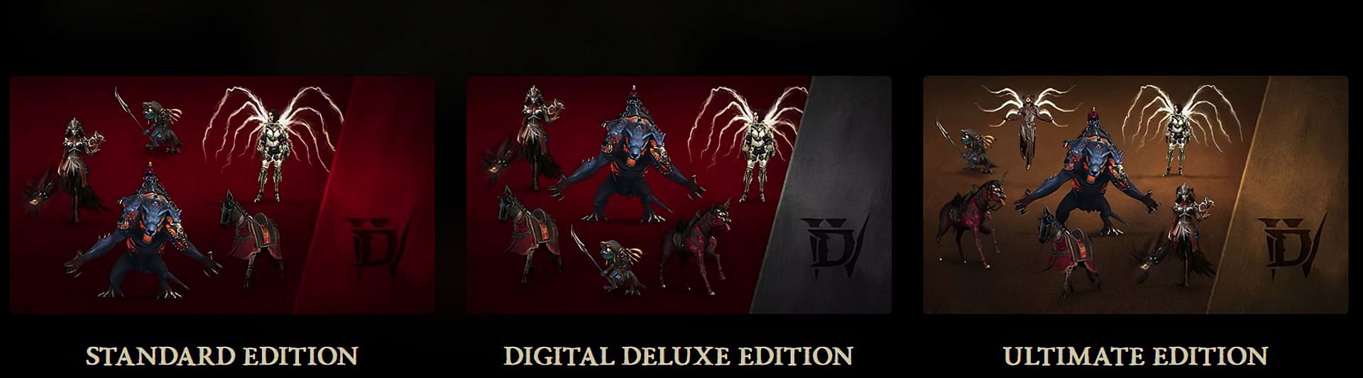 Diablo 4 editions (Image via Blizzard Entertainment)