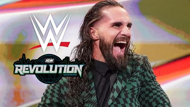 Seth Rollins and 2 WWE legends who were referenced during AEW Revolution pay-per-view