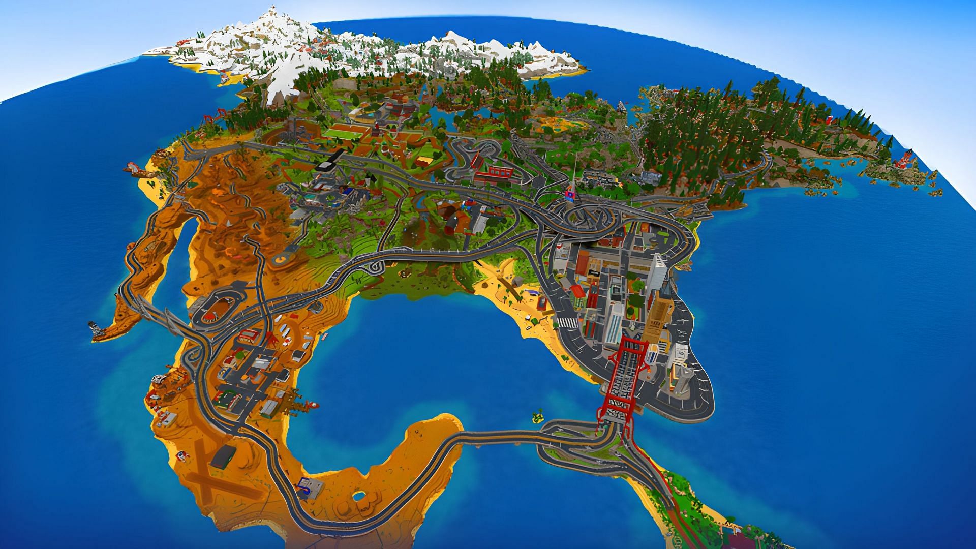 Someone converted Google Earth into Minecraft