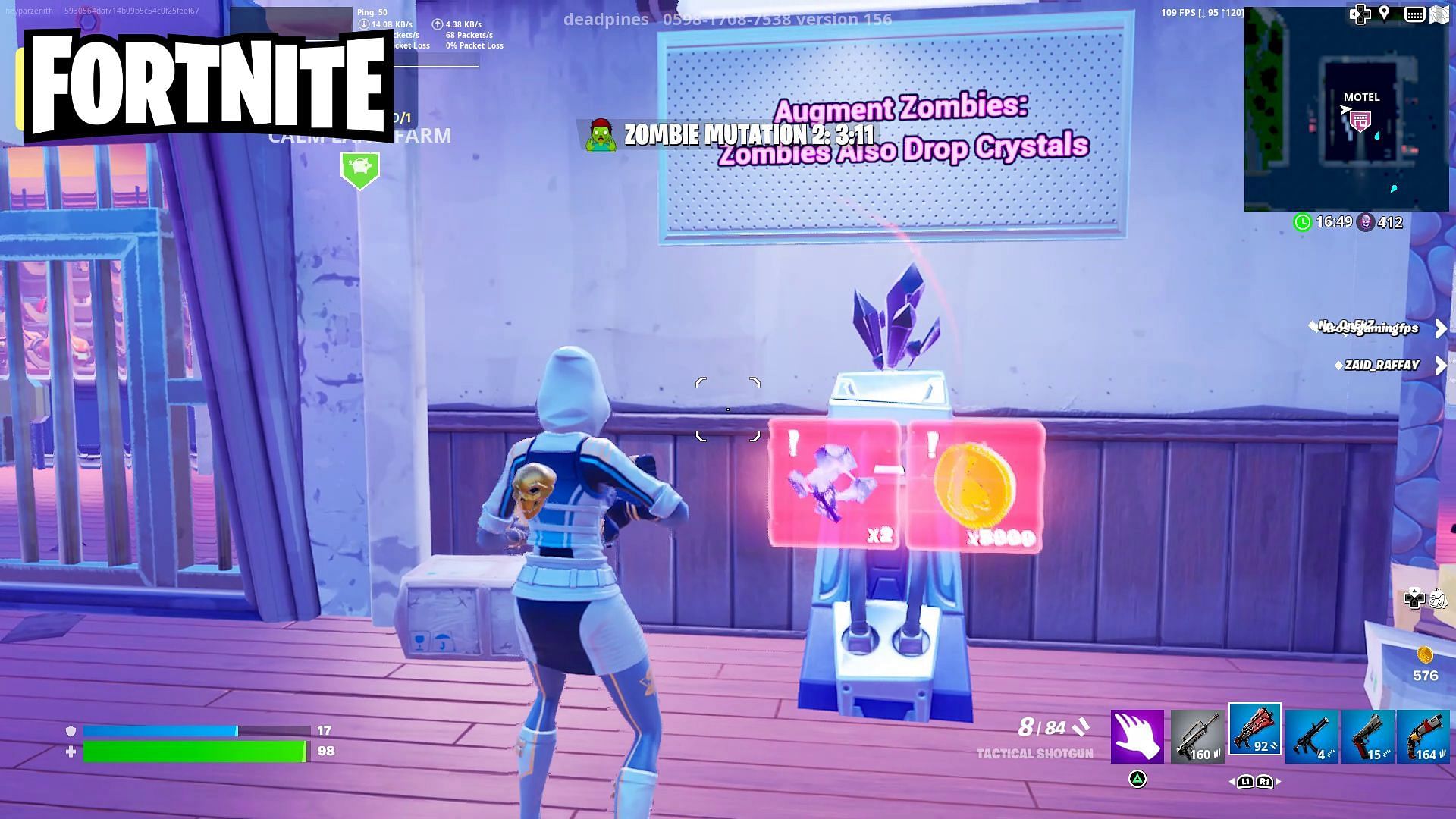 Fortnite Zombie Crystal