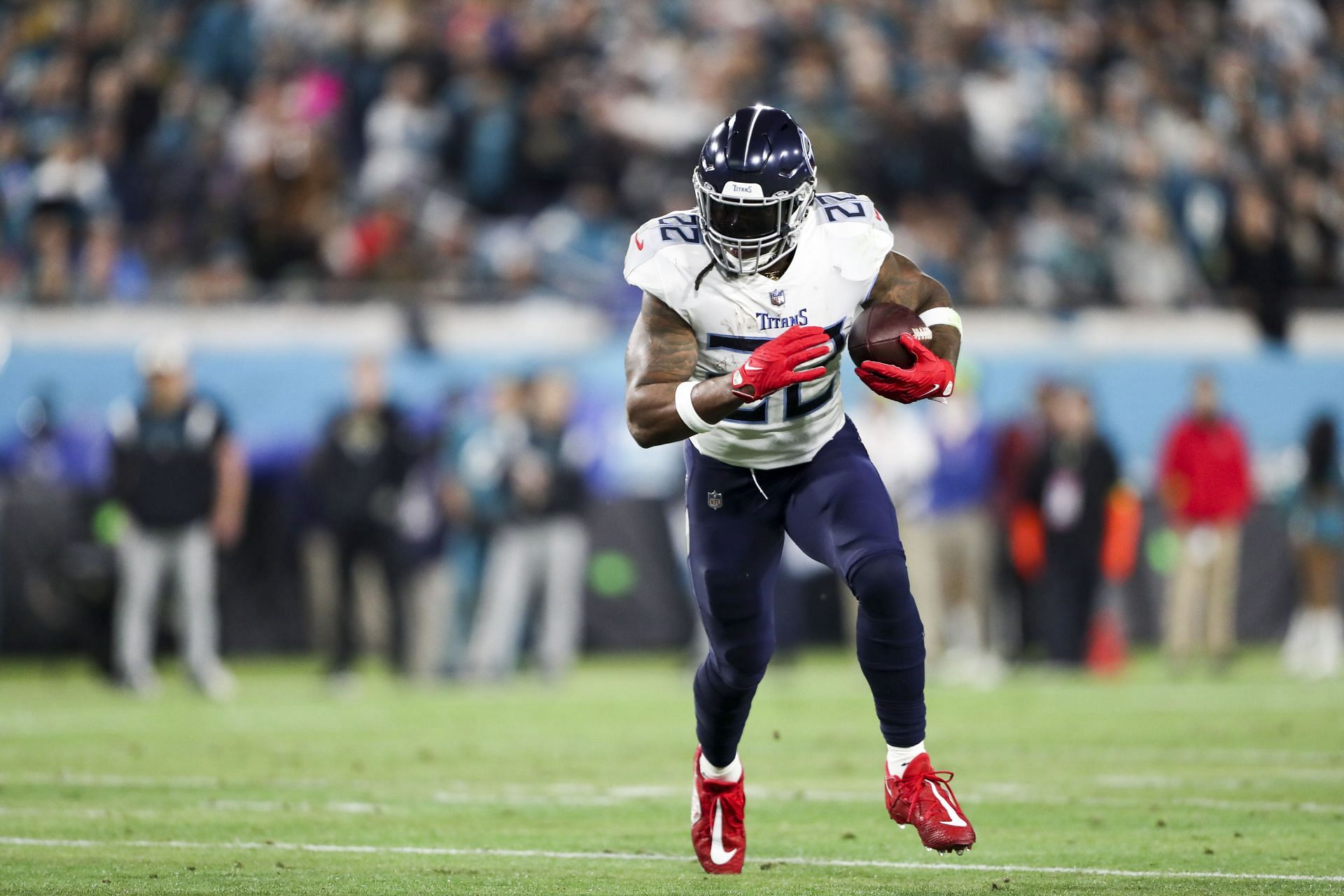 Derrick Henry Tennessee Titans v Jacksonville Jaguars