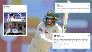 "We now know why they were not giving him the visa" - Twitterati lauds Usman Khawaja's marathon knock in 4th IND vs AUS Test