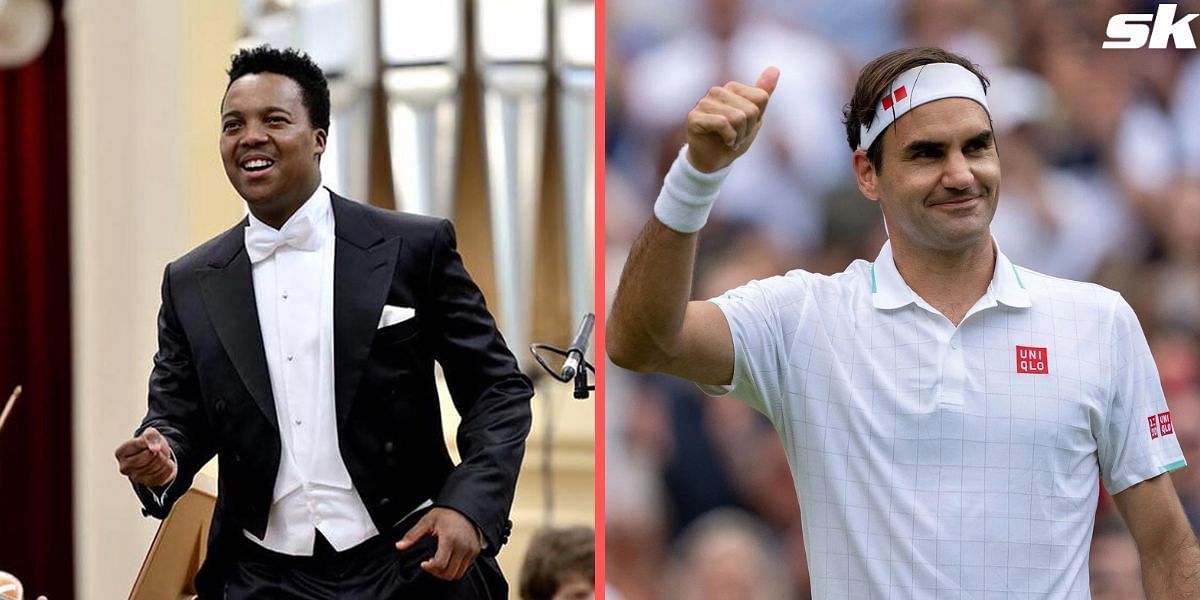 Singer Levy Sekgapane expresses his admiration for Roger Federer.