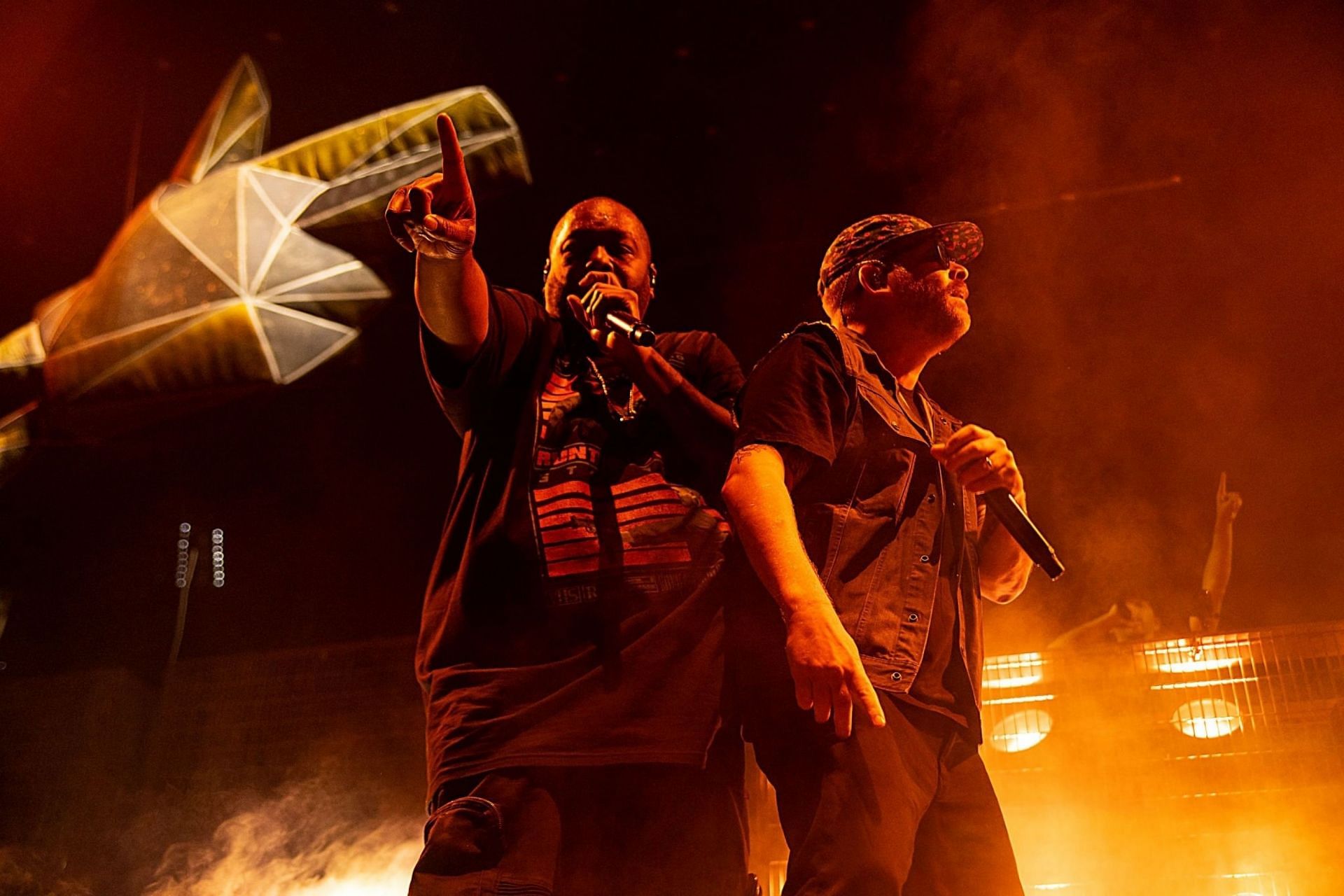 Run the Jewels at PNC Arena on July 31, 2022 in Raleigh, North Carolina (Image via Getty Images)