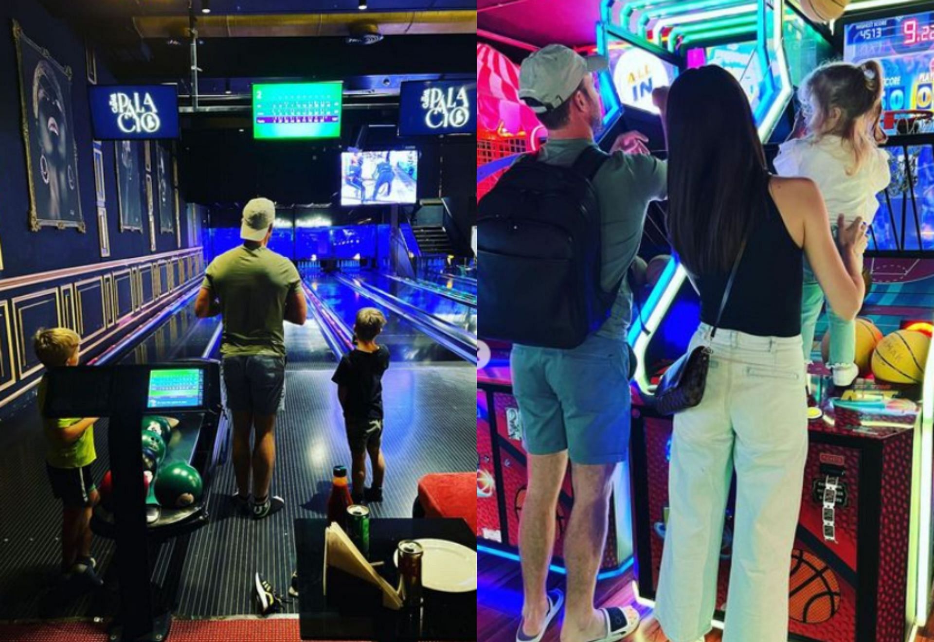 AB de Villiers having fun time with his family.