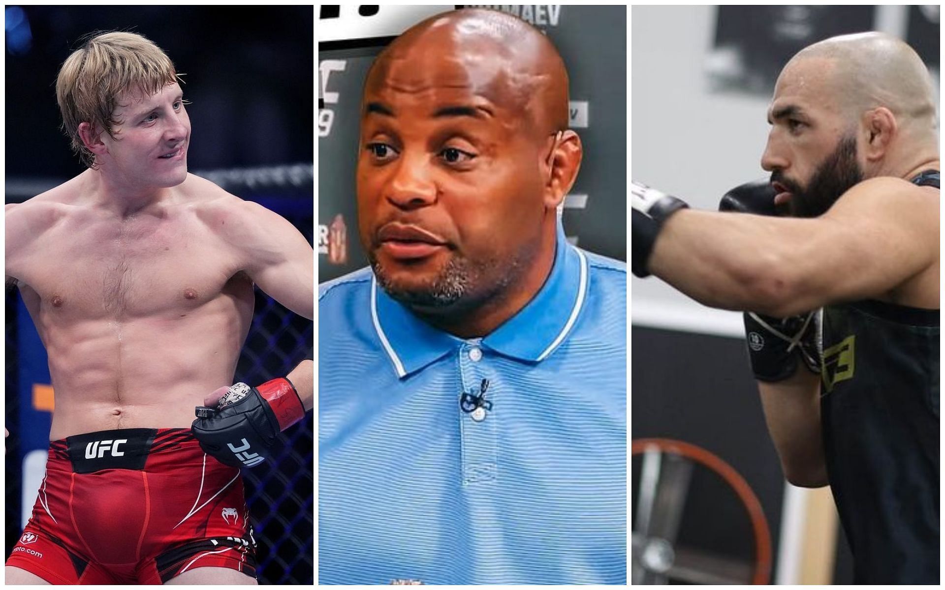 Paddy Pimblett, Daniel Cormier and Jared Gordon