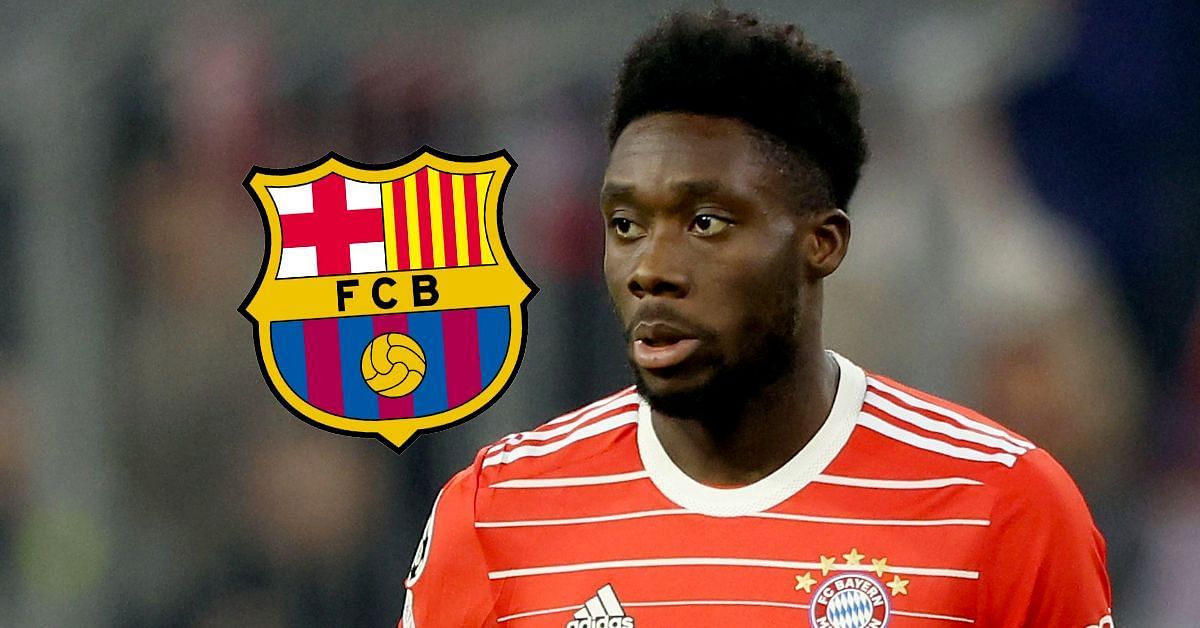 Alphonso Davies has never lost to Barcelona when he has featured for Bayern Munich.