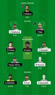 COL vs FM Dream11 Prediction - Sharjah Hundred League