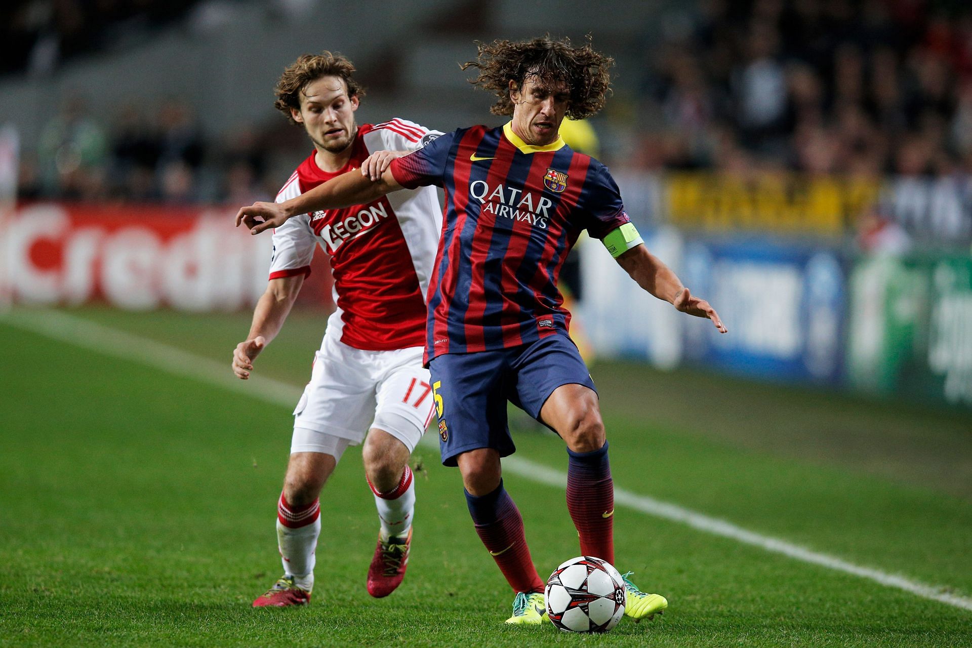 Puyol was the captain and leader of FC Barcelona.