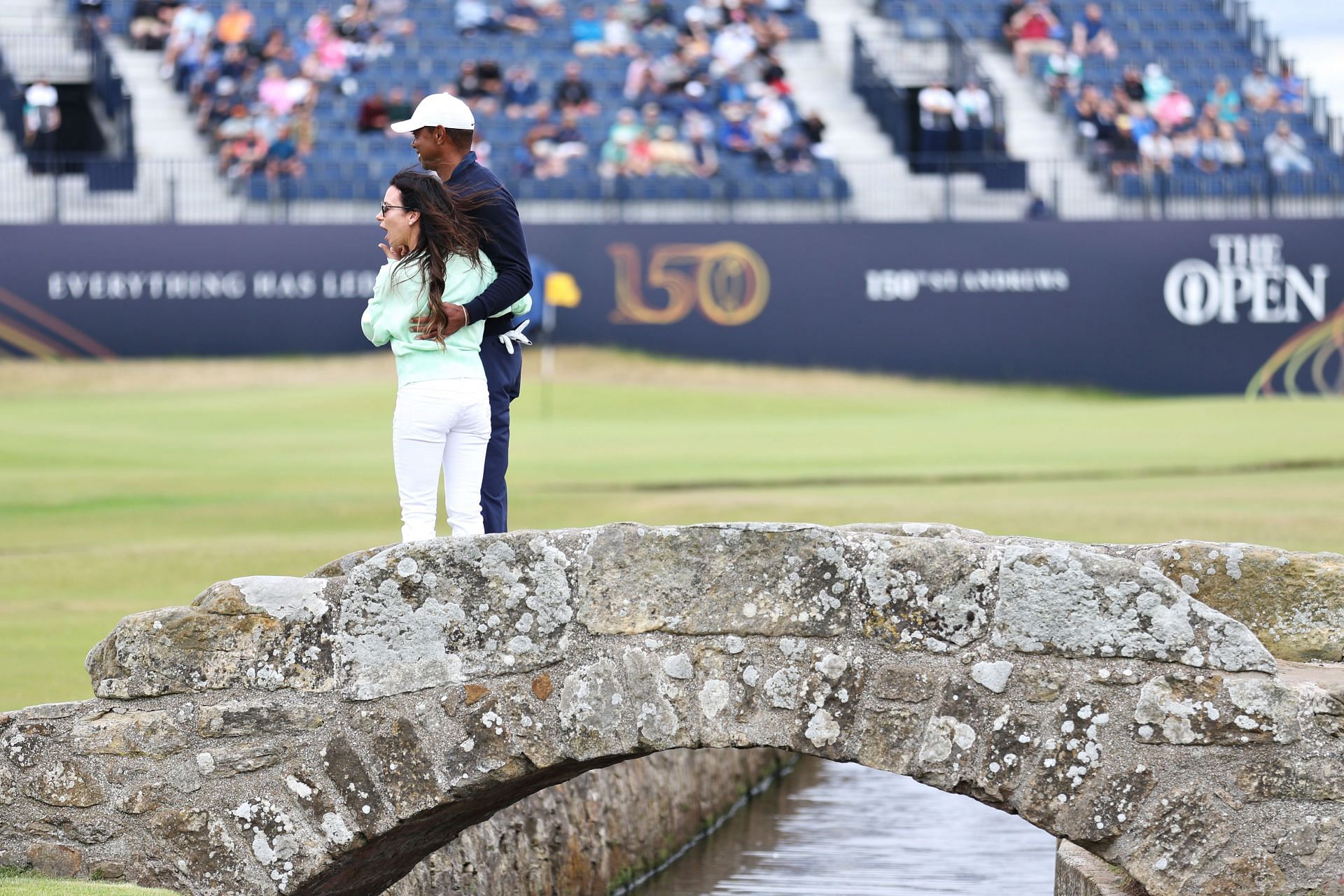 Erica Herman and Tiger Woods