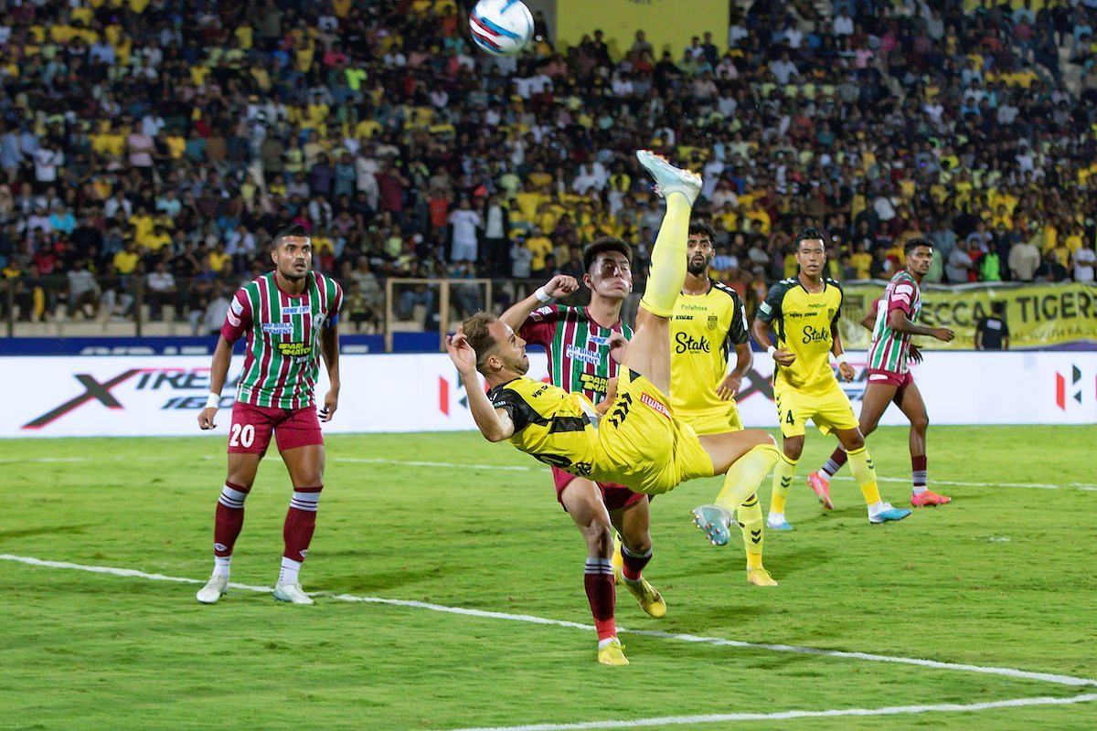 Borja had a few chances to score today (Image courtesy: ISL Media)