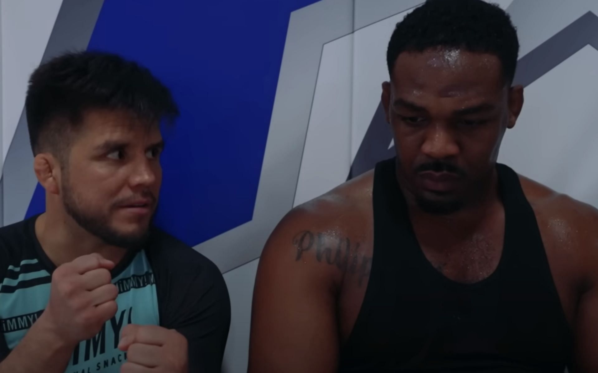 Henry Cejudo (Left) and Jon Jones (Right) [Image courtesy: Henry Cejudo YouTube channel]