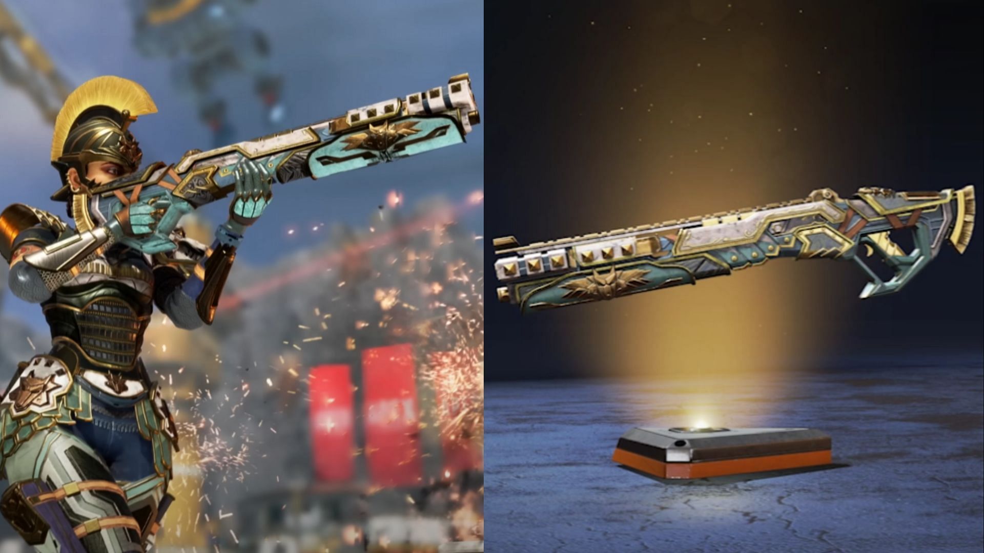 The Mastiff weapon skin in the Imperial Guard Collection event (Image via EA)