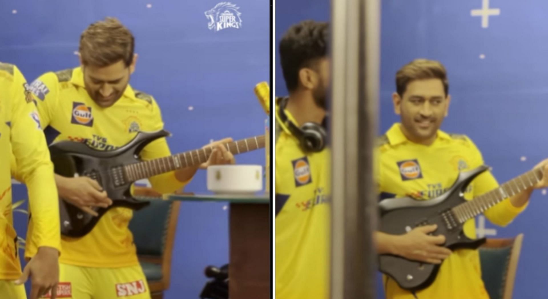 MS Dhoni recently turned guitarist for an ad (Image: Instagram)