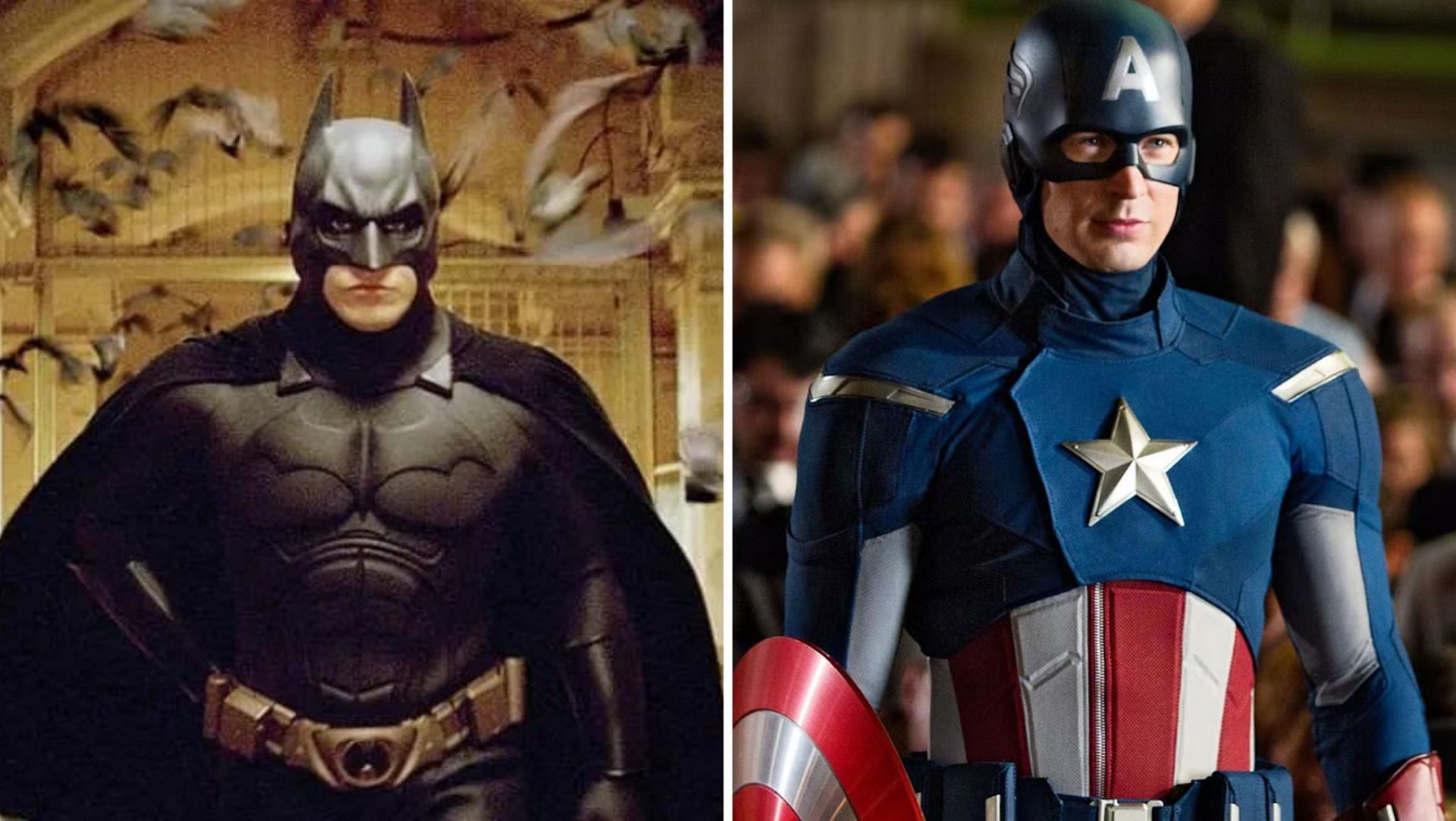 The battle between Steve Rogers and the Dark Knight can take place in a variety of settings, each with its unique challenges (Image via Sportskeeda)